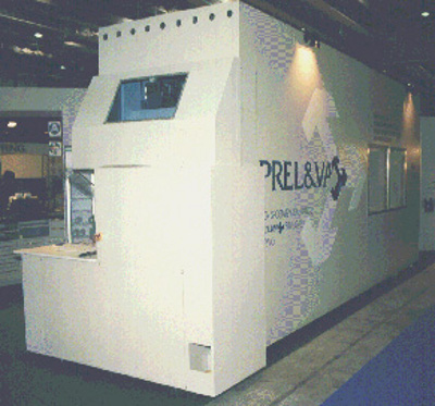 Foto del magazzino automatico per farmacie Prel&va modello standard